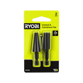 Ryobi 2 Piece Mixed Metal Rotary File Set - 65mm x 18mm x 115mm - Precision Shaping - SuperSaverAU - view 1