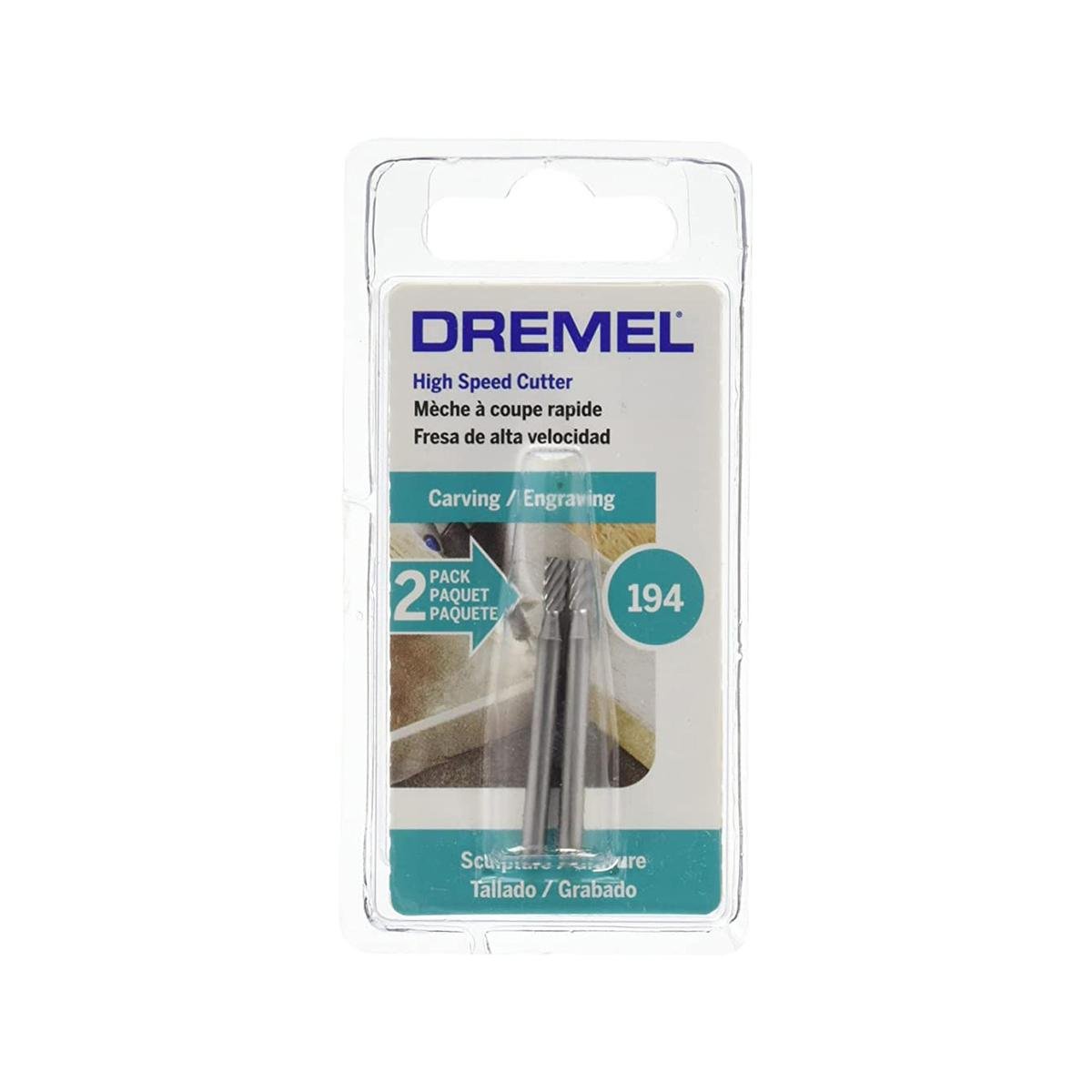 Dremel High Speed Cutter 3.2mm Metal 2 Pack For Detailed Carving - SuperSaverAU - view 1
