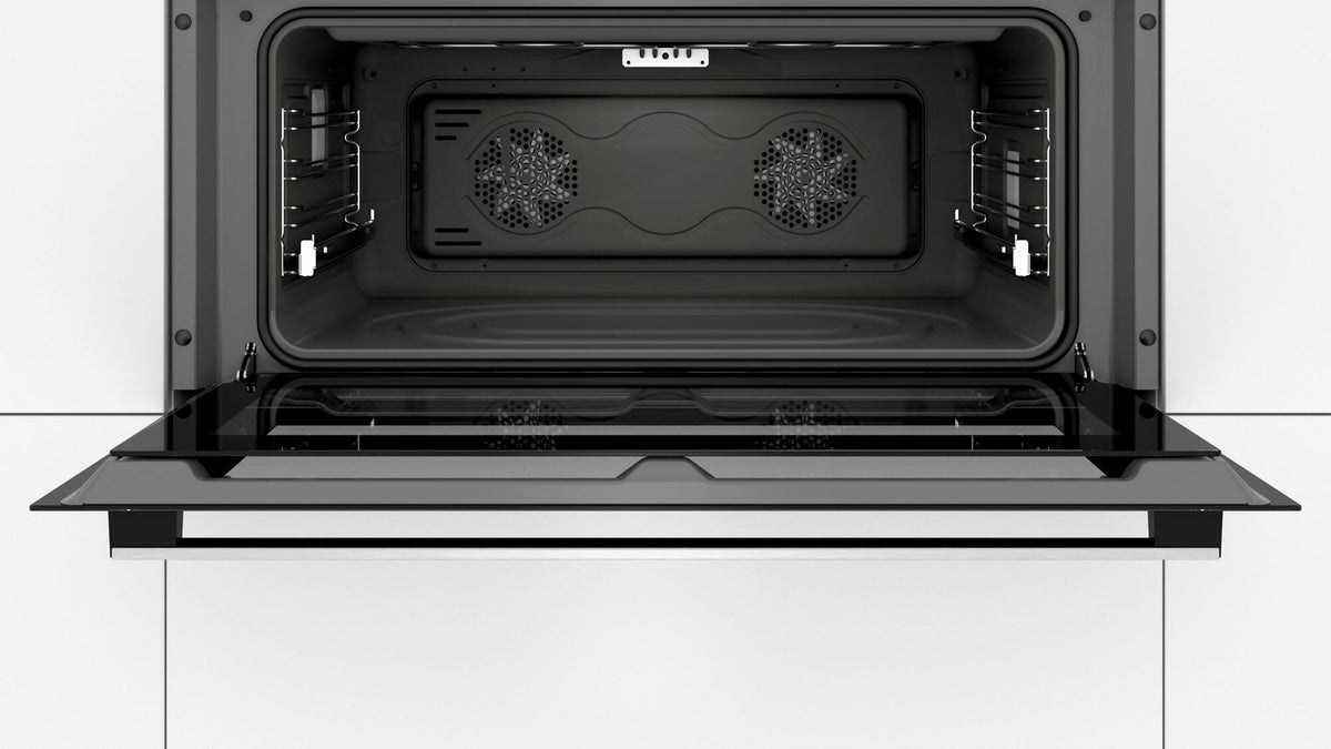 Bosch Series 4 90cm Built-In Electric Oven - 85L, Telescopic Rail, Stainless Steel - VBC5540S0