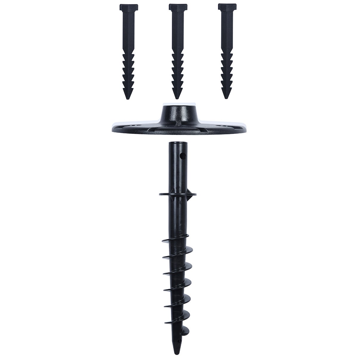 Lutec Solar Powered Garden Post Lantern LED Outdoor Lighting 12513LE-SL — image 3
