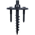 Lutec Solar Powered Garden Post Lantern LED Outdoor Lighting 12513LE-SL — image 4
