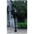 Lutec Solar Powered Garden Post Lantern LED Outdoor Lighting 12513LE-SL — image 6