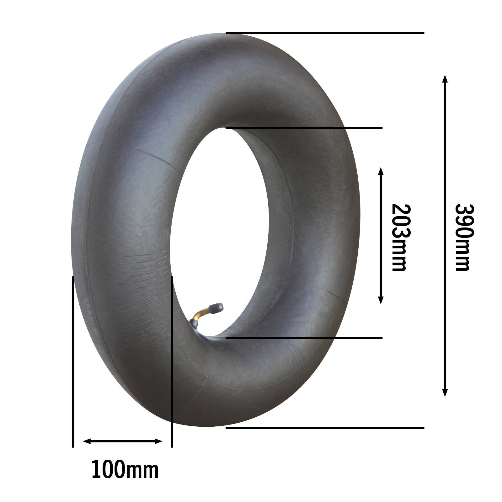 Sherlock Standard Inner Wheelbarrow Tube, 4.80/4.00-8, Rubber