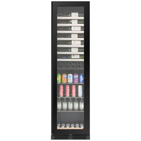KingsBottle Atelier Fusion Wine and Beverage Fridge - Right Hinge - Black - KB245HX-BK-RHH