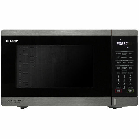 Sharp 32L Smart Convection Inverter Microwave - 1100W, Stainless Steel, Grill - R890EST