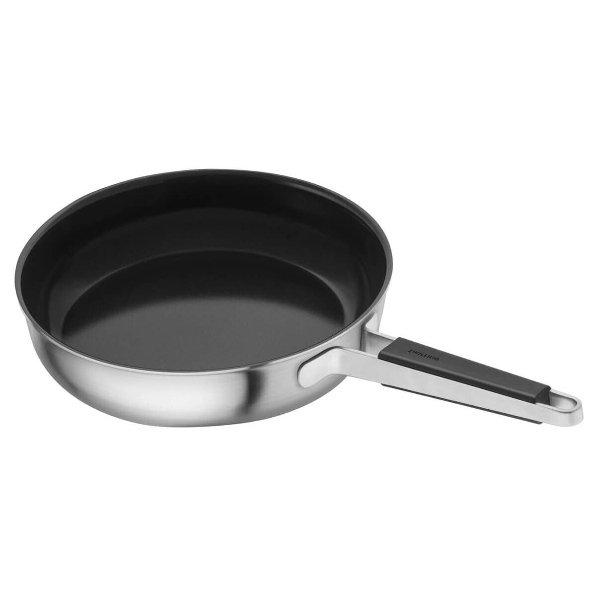 Zwilling 28cm Pure Ceraforce Stainless Steel Frying Pan - Ceramic Non-Stick, Induction Compatible - 63244