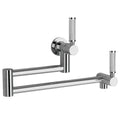 Astra Walker Icon+ Pot Filler Tap - Chrome with Knurled Lever Handles - 6 Star WELS - A68-26-KN-00