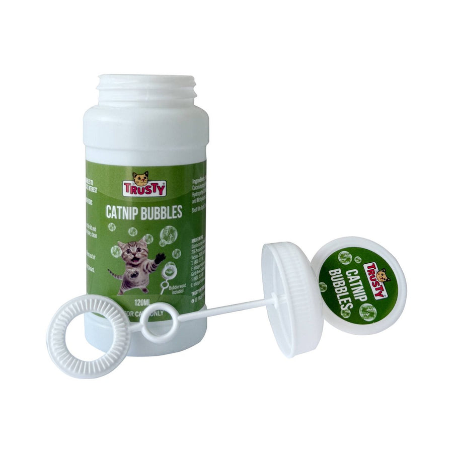 Trusty Catnip Bubbles - 120ml - Interactive Play - Natural Catnip Extract - SuperSaverAU - view 2