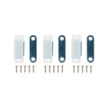Taskmaster Magnetic Door Catch - 46mm - White - 3 Pack - Durable Plastic - SuperSaverAU - view 2