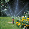 GARDENA Comfort Circular Spike Vario Sprinkler, 225m² Coverage, 17m Spray