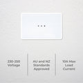 DETA Touchless Handwave Switch - 1 Pack - 115mm x 73mm - White - Hygienic Control - SuperSaverAU - view 2
