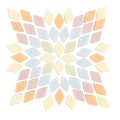 Mandala Art Tutti Frutti Pastel Diamond Mosaic Tiles - 12mm x 20mm - Assorted Colours - Smooth Edges - SuperSaverAU - view 2