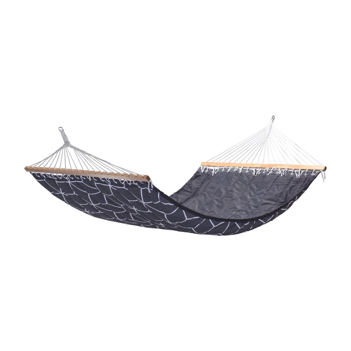 Two Trees Quilted Double Hammock - 140cm x 200cm - Polyester - Water Resistant