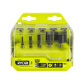 Ryobi 5 Piece Straight Router Bit Set - 3.2mm to 25mm - Durable Carbide Blades - SuperSaverAU - view 1