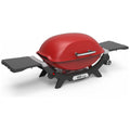 Weber Q2000N Portable LPG BBQ - Large Cooking Area, Front-Facing Grease Tray, Red - 3400043