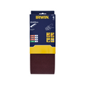 Irwin Sanding Belt 4 Pack - 100 x 560mm - Mixed Grit - Aluminium Oxide - SuperSaverAU - view 1