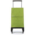 Rolser Plegamatic MF folding 2 wheel trolley - Lime green - Lightweight aluminium chassis - R-PLE001-1014