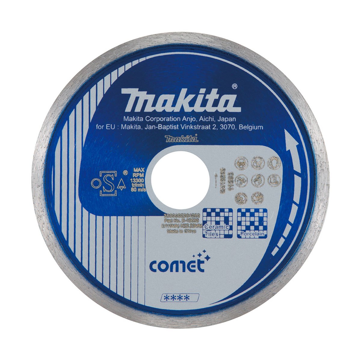 Makita Diamond Blade B-34861 - 125mm x 22.23 - For Ceramic Tiles & Marble - SuperSaverAU - view 1