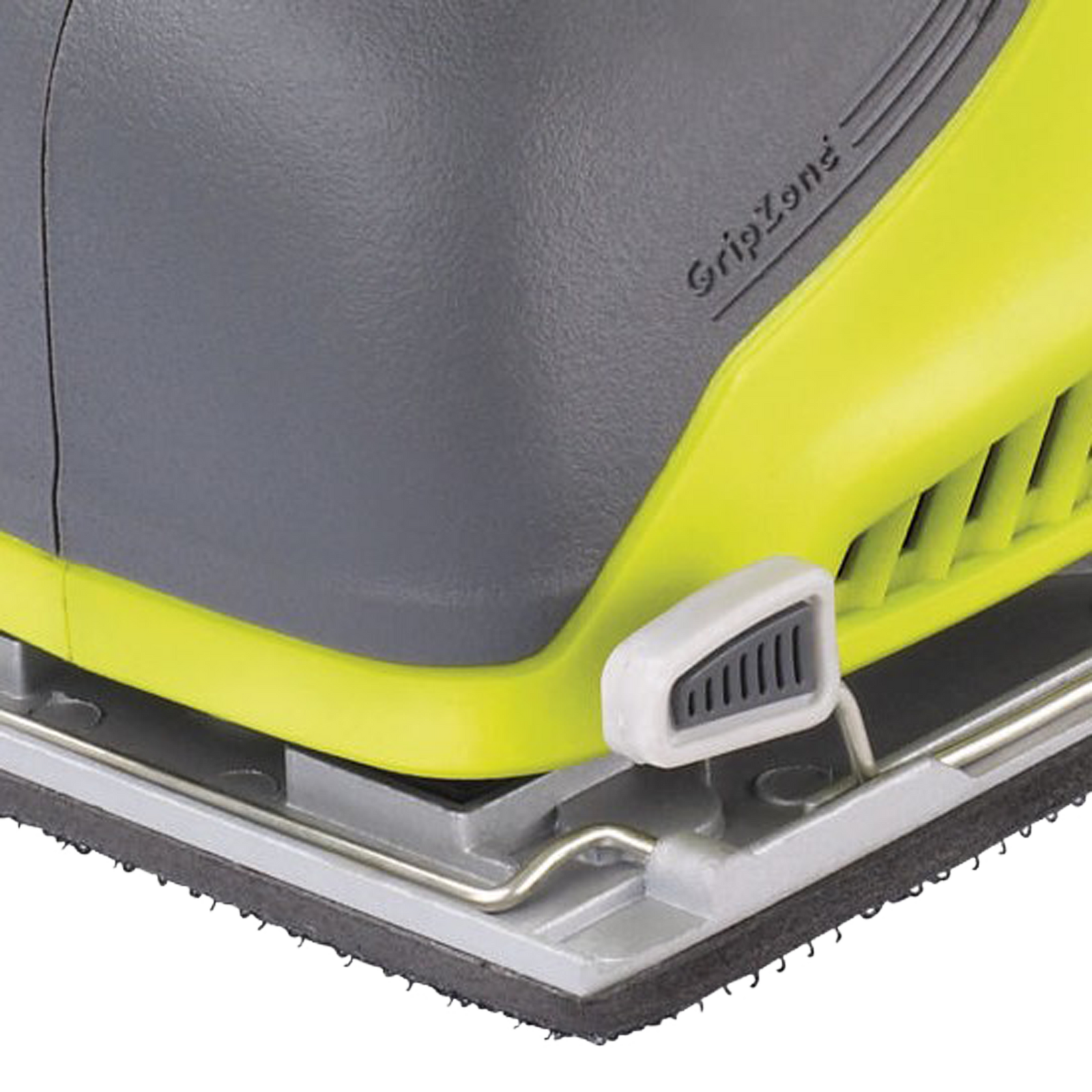 Ryobi 240W 1/4 Sheet Sander, 14000RPM, 110mm Plate, Dust Bag, Palm Handle RSS240Q-S