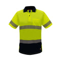 Citeco Women's Yellow Hi Vis Short Sleeve Polo - Reflective Polyester, Size 16