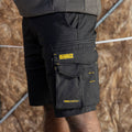 DEWALT Black Bennington PROStretch Shorts - Men's Size 32, Stretch Cotton