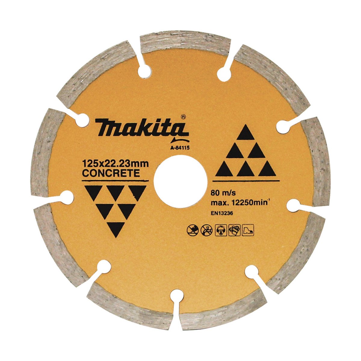 Makita 125mm Segmented Economy Diamond Blade A-84115 - Fast Cutting - Durable - SuperSaverAU - view 1