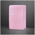 Smeg 50s Retro Style Happy 135L bar fridge - right hinge, pink, 6 star energy rating - FAB10HRPK6