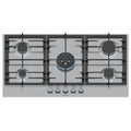 Bosch 90cm Series 6 Gas Cooktop - Five Burners, FlameSelect, Dual Flame Wok Burner - PCR9A5I90A