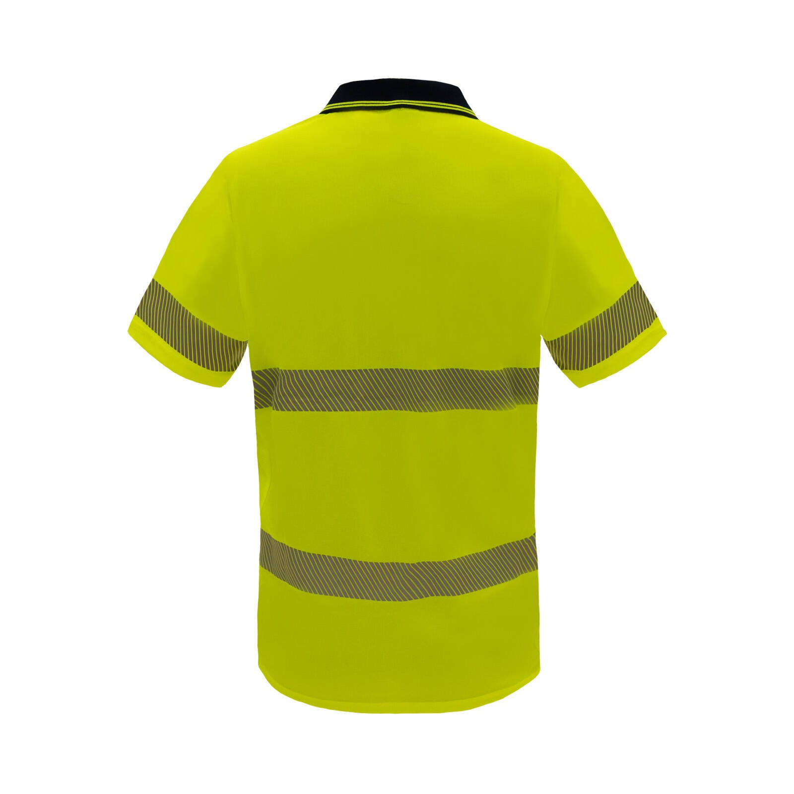 Citeco Womens Hi Vis Short Sleeve Polo, Reflective Polyester, Yellow - Size 12
