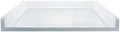 Westinghouse FlexStor Pull Out Shelf - SpillSafe Glass, High-Walled Sides, White - ACC170