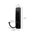 Command Adhesive Matte Black Hooks 3 Pack - 4 lbs - 98mm x 171mm - Damage-Free - SuperSaverAU - view 2