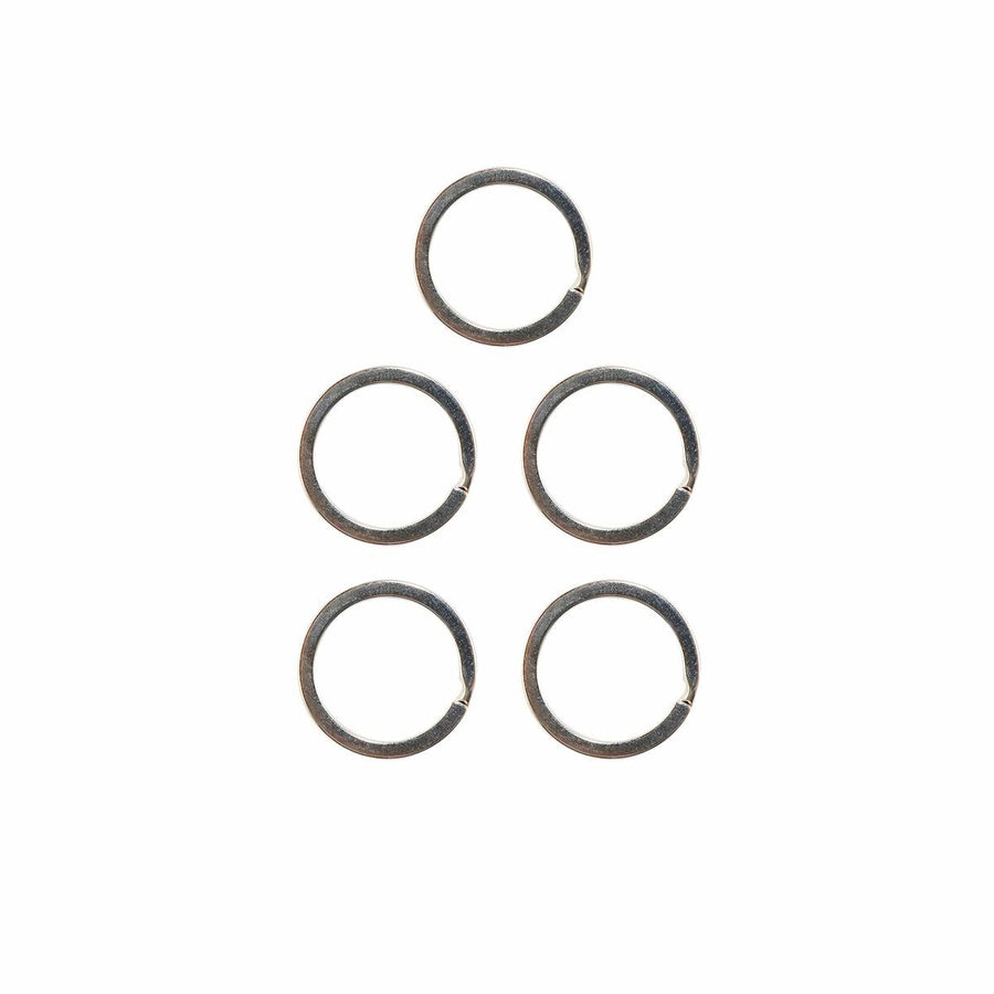Key Essentials Split Rings - 25mm - Steel - Nickel Plated - 5 Pack - SuperSaverAU - view 1