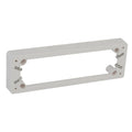 DETA 5 Outlet Mounting Block 25mm Deep White Polycarbonate Commercial 6061B