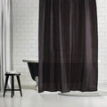 Barelli Polyester Shower Curtain - 180 x 180cm - Midnight Slate - 12 Rings - SuperSaverAU - view 2