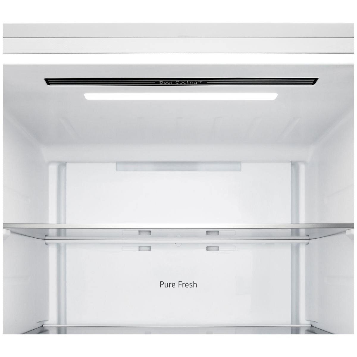 LG Bottom Mount Frost Free Fridge - White Finish, WiFi Connectivity, 5.5 Star Energy Rating - GB-B400MW