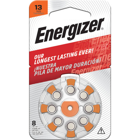 Energizer AZ13 Size 13 Hearing Aid Batteries 8 Pack
