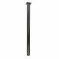 Adoored Adjustable Metal Furniture Leg - 40 x 710mm - Brushed Nickel - Single Leg - SuperSaverAU - view 1