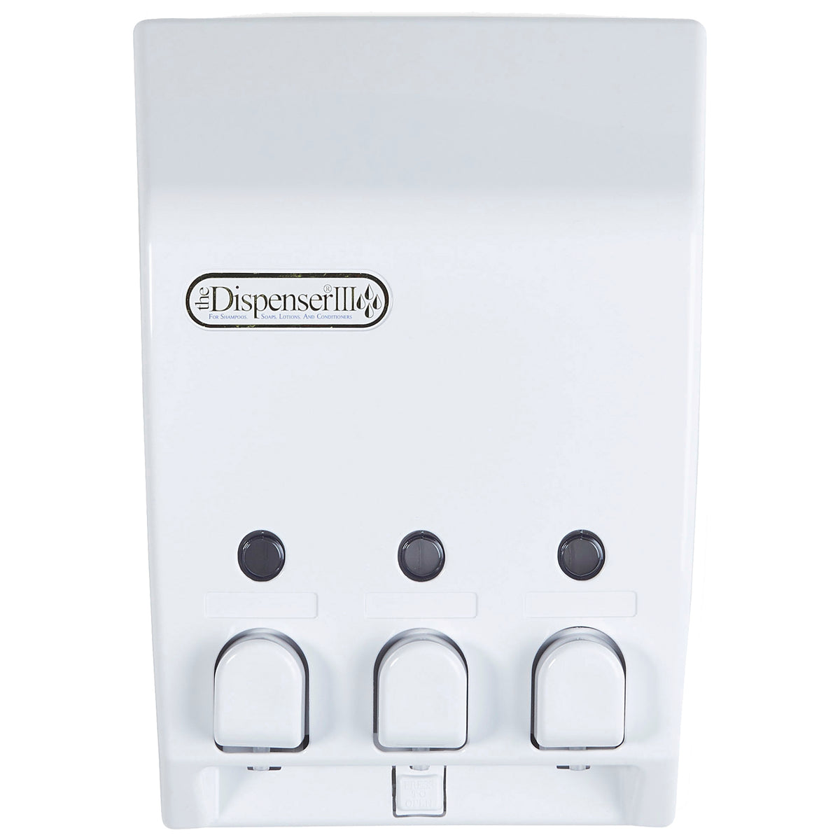 Better Living Classic Triple Chamber Shower Dispenser 430ml - White