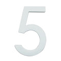 Sandleford 90mm Glow In The Dark Acrylic House Number 5 - Weather Resistant
