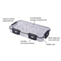 Tactix 9 Compartment Waterproof Storage Box - Large Polycarbonate - Modular - SuperSaverAU - view 2