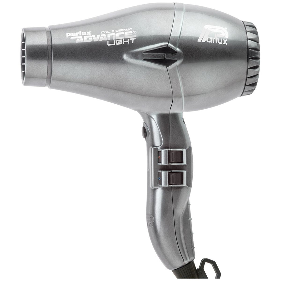 Parlux Advance Light Ionic and Ceramic Hair Dryer 2200W - Graphite - Multiple Heat Settings - 150097