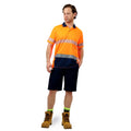 Citeco Orange Hi Vis Short Sleeve Polo - Reflective Polyester, Men's 2XL