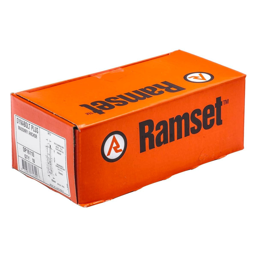 Ramset DynaBolt Plus - 16mm x 110mm - Gold Passivated - 10 Pack - SuperSaverAU - view 1
