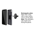 Antsig Magnetic Car Phone Holder Vent Mount - 4 Plates - 37mm x 37mm x 45mm - Black - High Strength Magnets - SuperSaverAU - view 3