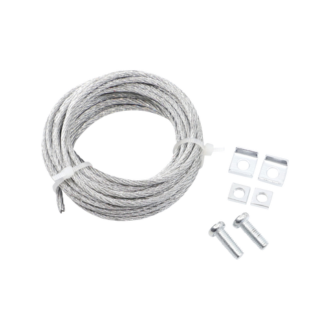 Liftaway Galvanised Steel Cable & Connectors Garage Door Repair Set