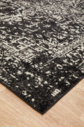 Rug Culture Evoke Large Power Loomed Rug 290x200cm - Charcoal Polypropylene - Jute Weft - EVO253CHAR290X200
