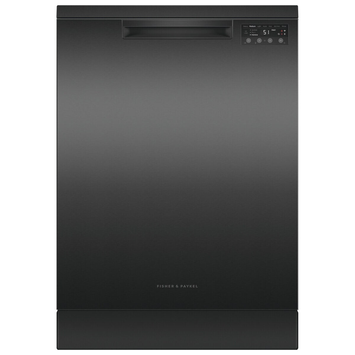 Fisher & Paykel Series 7 Freestanding Dishwasher - 15 Place Settings - Black Stainless Steel - DW60FC4B2