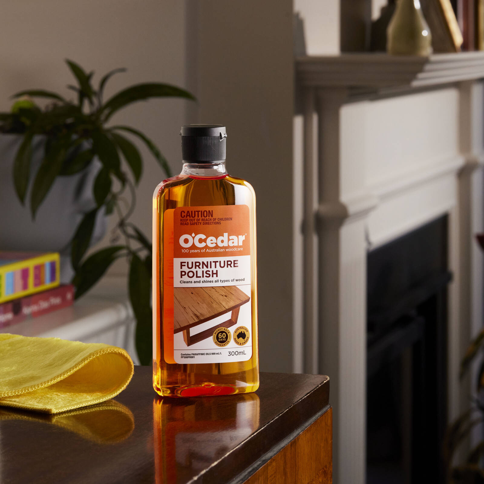 O'Cedar 400ml Furniture Polish Trigger Spray, Silicone-Free, Indoor & Outdoor