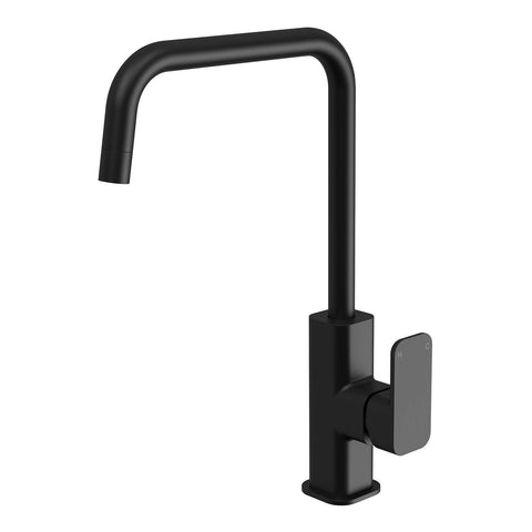 Mondella Overture Sink Mixer Matte Black Lead Free 35mm Cartridge 261mm Spout 4 Star WELS