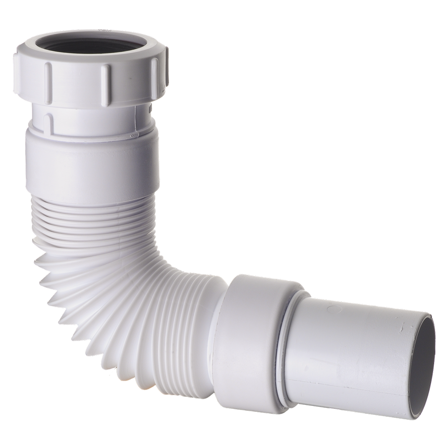 Abey 50mm PVC Connector Waste Trap - Flexible - 300mm - Time Saving - SuperSaverAU - view 1